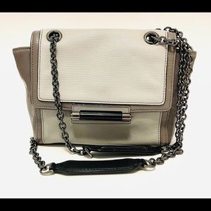 Diane von Furstenberg Mini Gray Lizard Leather Bag